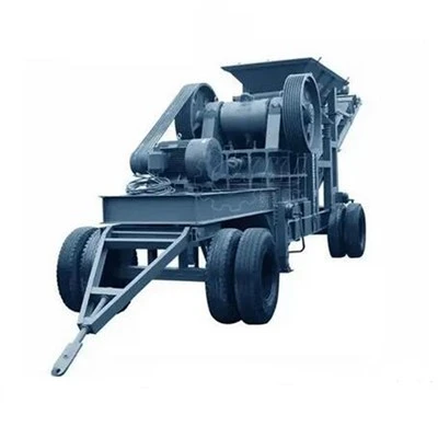 Máy nghiền hàm động cơ diesel di động nhỏ